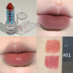 Herorange ~ Double Lipstick Matte Finish Velvet Two-Color Lip Mud Nude Color Series Water Light Lip Lacquer Moisturizing Lipstick