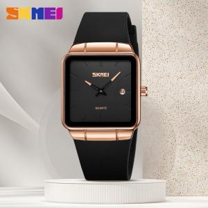 PENGIRIMAN INSTANT -- Jam Tangan wanita skmei 2173 Segi rubber water resist original