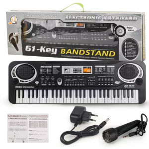 ĐÀN PIANO ĐIỆN TỬ CHO BÉ 61 PHÍM _____ cho bé tập làm nhạc sĩ tặng kèm mic và dây sạc USB