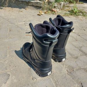 TERBARU !!! Sepatu PDL TNI Polri Tentara Polisi Safety Pria Boots Tinggi PU Leather BAYAR DI TEMPAT