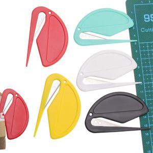 TSEVD ทนทาน พลาสติก บ้าน อุปกรณ์การเรียน ซองจดหมาย ที่เปิดจดหมาย เครื่องตัดกระดาษนิรภัย ที่เปิดซองจดหมาย อุปกรณ์ตัด