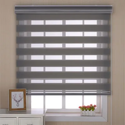 No Drilling Roller Blinds For Window Zebra Blinds Shade Blackout Curtain Blinds No Drill Korean
