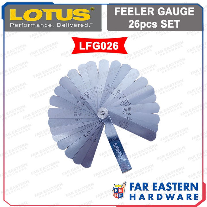 LOTUS Feeler Gauge 26pcs Set LFG026 LTHT