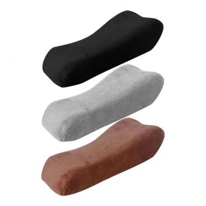 Desk Chair Arm Pad Ergonomic Support Cushion Soft Velvet Surfaces for Office Computer Game Chairs For All Day Comfort