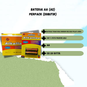 BATERAI DYNAMAXX ALKALINE AA & AAA 1.5V SERBAGUNA PERPACK  (ISI 20 BUTIR)