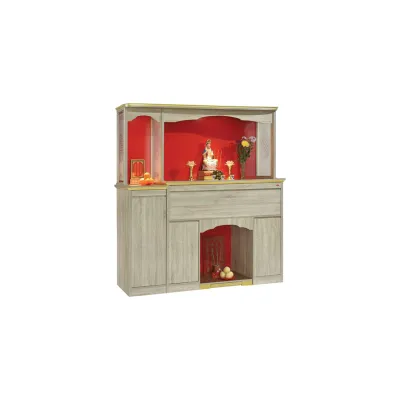 Living Mall Oriental Altar Table with Top Altar Cabinet Fire Resistant Altar Cabinet 8 Models