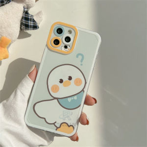 Rixuan Ốp Lưng Realme 8i Realme 9i Realme C35 C21Y C25 C25S C11 2021 C15 C12 Realme C2 C3 Realme 5 5i 6i Narzo 30A Macaron Ốp Lưng Trong Suốt TPU Mềm Bảo Vệ Máy Ảnh Gấu Nâu Dễ Thương Họa Tiết Vịt Thiên Thần