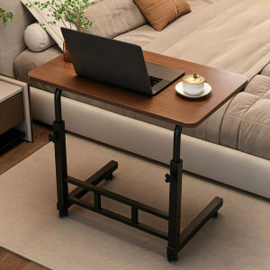 TIDY Adjustable Portable Laptop Table Mobile Desk Study Table Bed Side Table With Wheels