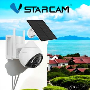 Vstarcam  CB69-TZ กล้องวงจรปิด Solar Cell กันน้ำ มีไมค์ ลำโพง ภาพสี อินฟราเรทกลางคืน มี AI หมุนตามคน