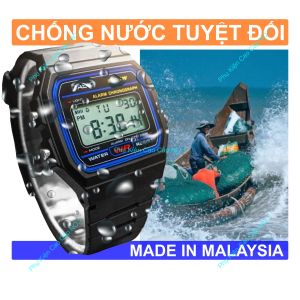 Đồng Hồ Điện Tử CA.S|.O Chống Nước Tuyệt Đối 1 SX tại Malaysia Pin Lâu 7 Năm Đầy Đủ Chức Năng Siêu Bền CH03