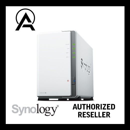 Synology DS220j Bundle 2TB Con 2 HD WD Red 1TB – NAS Compatto Per Casa E Ufficio