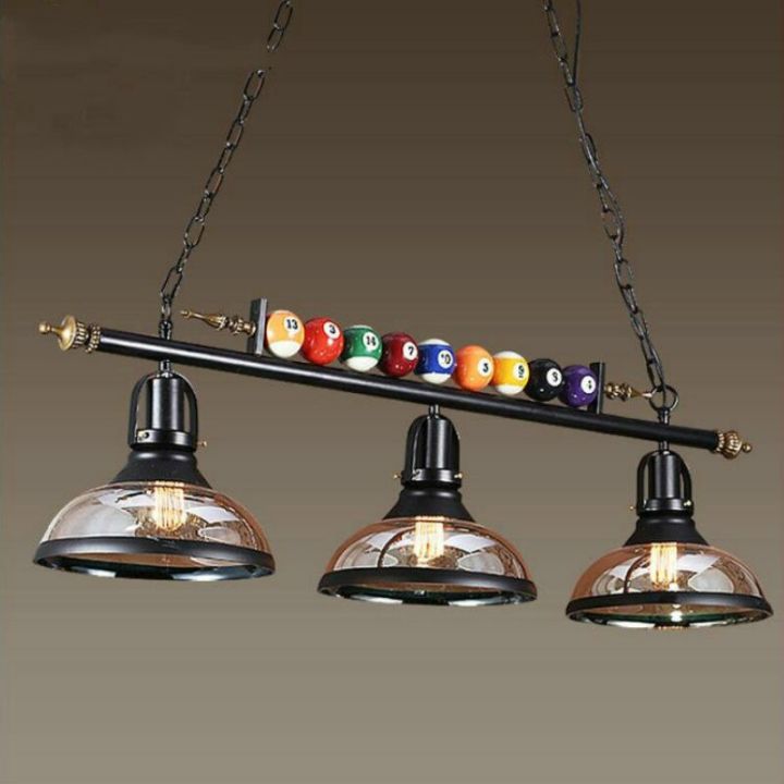Creative Billiards Pendant Lamp Nordic Decorate Lights Retro Industrial