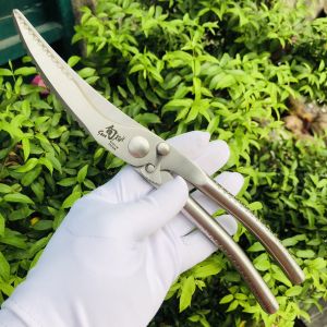 Kéo cắt gà vịt thép không gỉ nguyên khối Nhật Kai hàng nội địa sắc bén - Kéo Nhà Bếp Đa Chức Năng Để Cắt Thịt Và Xương Kéo Làm Cá Kéo Xương Gà Mạnh Mẽ