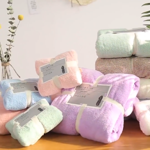 2 in 1 MICROFIBER BATH TOWEL/FAST DRYING TOWEL/LARGE TOWEL/TUALA MANDI/Luxury Super Soft Towel Set