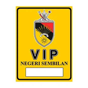 [ CLEAR STOCK ] - Car Sticker VP Negeri Sembilan CSM