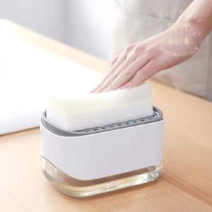 Classy Luxe Soap Dispenser Kitchen Press-Type Dishwashing Liquid Box Cleaning Automatic Soap Box Dishwashing Brush Pot Cleaning Kitchen Detergent