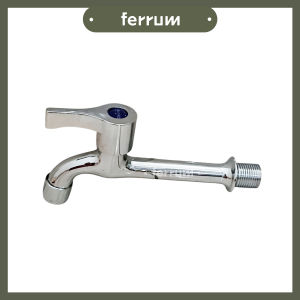 [ Ferrum ] Kran Air Tembok Panjang Keran Kamar Mandi 1/2 inch Engkol 006ZCH