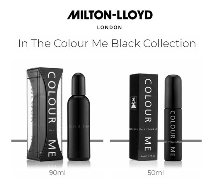 NO COD !!!! Colour Me Black by MIlton Lloyd 50Ml And 90Ml