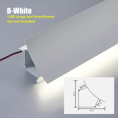 【sought-after】 free ceiling corner line lamp LED aluminum profile surface mounted linear channel ceiling luminous line decor