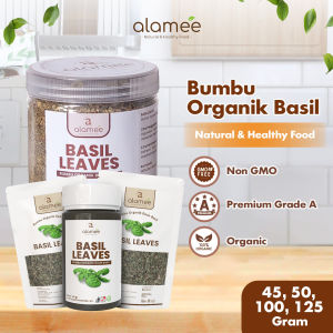 ALAMEE Daun Basil Kering Dried Leaf Murni Asli Tanpa Campuran Bumbu Organik