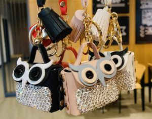 ระเป๋าเครื่องประดับ กุญแจกระเป๋านกฮูกตาโต พวง ผู้ที่มีความรู้สึกของการแต่งตัว