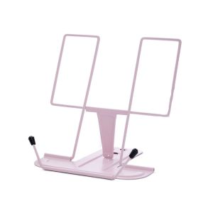 FDGFGG Portable Metal Office Student Stationary Multifunctional Adjustable Book Holder Read Rack Read Bookshelf Book Stand