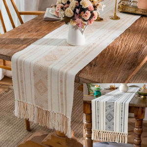 Table Runner Dining Table Decor Linen Hand Knitting Table Cloth Dining Table TV Cabinet Decoration