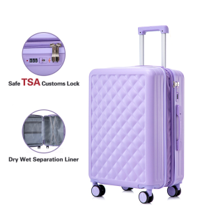 Boldedge "DiamondShield" 20/24inch Lightweight Luggage Suitcase waterproof soft Hand Carry Maleta