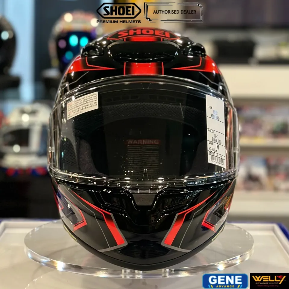 SHOEI NXR2 (Z-8) Prologue TC1 Black Red Top Performance Sport Full