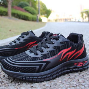 💖LH Shoes💖รองเท้าผู้ชาย พื้นนุ่ม วัสดุตาข่ายระบายอากาศ รองเท้าผ้าใบแฟชั่นใหม่