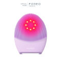 FOREO LUNA 4 Plus tích hợp đèn LED đỏ cận hồng ngoại, công nghệ làm sạch bằng nhiệt Thermo Therapy & mát-xa trẻ hoá da bằng dòng vi điện EMS bảo hành 2 năm. 