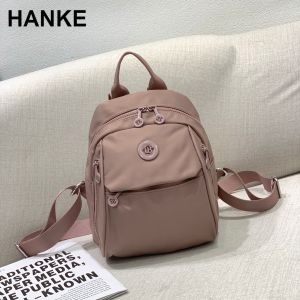 HANKE Chic Oxford Cloth Mini Backpack for Women - Casual Korean Style Casual Adjustable Straps Multiple Compartments Everyday Use.