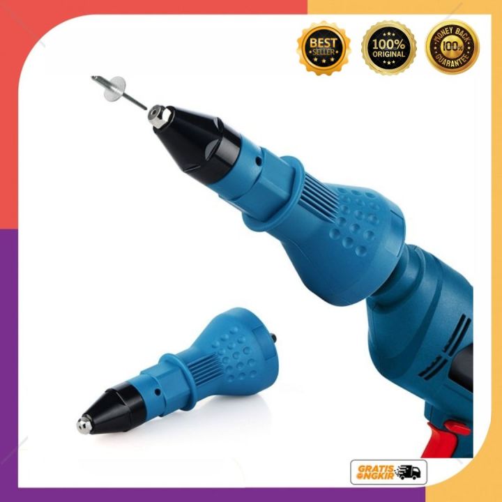 Alat Rivet Tang Rivet Ripet Sambung Konverter Bor Rivet Gun Adapter ...