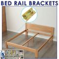 4pair Bed Rail Brackets Thickened Heavy Duty Double Hook Wooden Bed Frame Connectors Bed Bracket. 