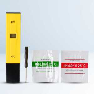 Meter pH Digital Portabel untuk Air Minum dan Akuarium dengan Buffers