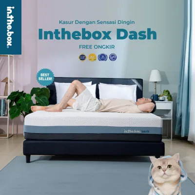 Kasur Spring Bed Orthopedic IN THE BOX Dash - FREE Bantal | Ukuran 90x200 100x200 120x200 140x200 160x200 180x200 & 200x200
