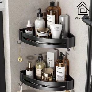 Home Signature Bathroom Shelf Toilet Punch-Free Storage Wall-Mounted Shower Triangle/Straight Corner Storage Bathroom