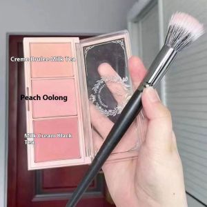 GUERBEIS จานการแต่งหน้าไฮไลท์จานบลัชออนสีสามชั้นยอดนิยมขยายบลัชออนเนื้อครีมคางบลัชออนสีสีฟ้าหญิงความอิ่มตัวของสีซ่อมแซมอายแชโดว์