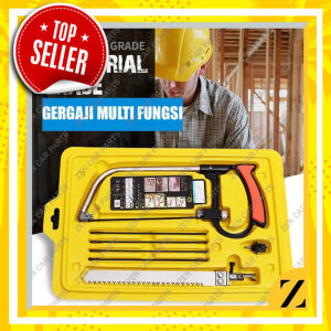 ( BEST SELLER ) Gergaji Tangan Multifungsi Set / Pemotong Kayu Besi Kaca Keramik / Platinum Magic Saw