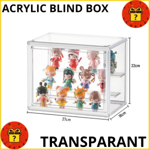 CrIstal Action Figure Box Display Box Full Acrylic Pop Mart Blind Box