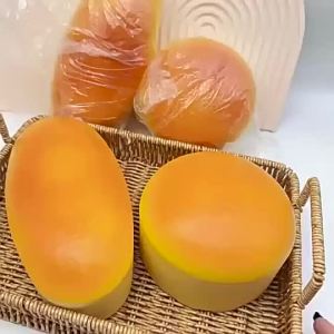 Creative Simulated Steamed Cake Slow Rebound Pinch Dpression Vent Toy Slow Rising Relief Stress Toy For Children