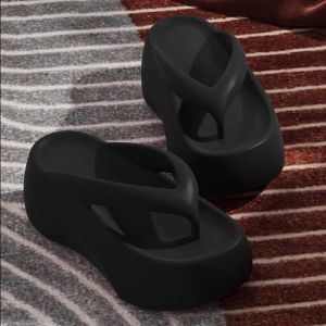 Free Shipping 7.0 Thick-Soled Height-Increasing Flip-Flops For Women Suitable For Indoor And Outdoor Use In Summer High-End Beach Sandals And Designed To Prevent Foot Odor