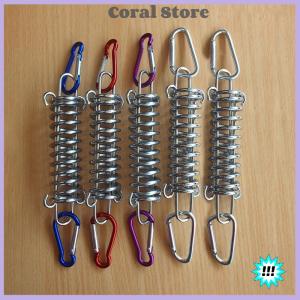 【Coral】💖【HOT SALE】🎈🎈 Xách tay thép không gỉ Lều căng thẳng mùa xuân khóa tán mái hiên dây căng thiết bị ngoài trời