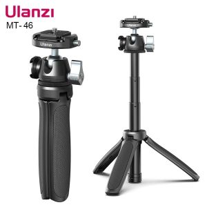 ULANZI FALCAM MT-46 F38 Metal Vlog Tripod Quick Release Cold Shoe Mount Selfie Stick for Smartphone/DSLR Camera
