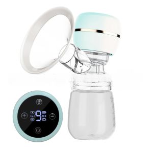 [แถมจุกนมหลอก] เครื่องปั๊มนมไฟฟ้า ที่ปั้มนมไฟฟ้า เครื่องปั๊มนมพกพา 180ml 2000mAh เครื่องปั๊มไร้สาย ชาร์จไฟ USB ปรับระดับได้ 9 เกียร์ วัสดุเกรดอาหาร  โหมดการนวด+โหมดปั้มนม เครื่องปั๊มนม ปั๊มนม