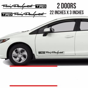 TRD Racing Development Car Sticker - Waterproof / Weatherproof Toyota