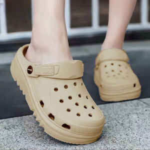 (TĂNG 1 SIZE) Dép Sục Cross Nam Đế Cao 4cm Đúc Nguyên Khối Đi Biển Đi Biển Siêu Bền Thời Trang - iDép SL014