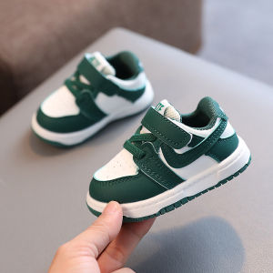 รองเท้ากีฬาเด็ก รองเท้าผ้าใบเด็กผู้ชาย นุ่มสบาย ระบายอากาศได้ พื้นกันลื่น【BabyBuddyShop】