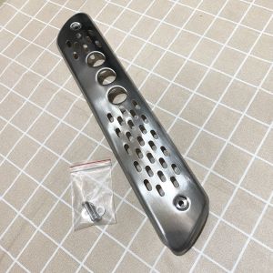 (Hình thậtvideo thật) Che pô ốp pôche bô Bảo vệ nhiệt cho xe PG1 Yamaha PG-1 kèm ốc đầy đủ