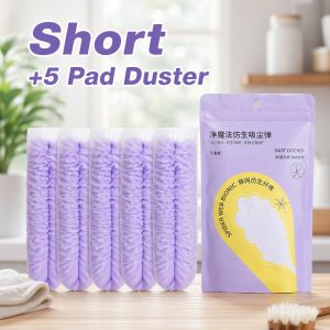 Foldable Electrostatic Adsorption Dust Duster Adjustable Extra Long Household Cleaning Tool. Antibacterial rate >99% Wet and dry use Not Raise Dust.
